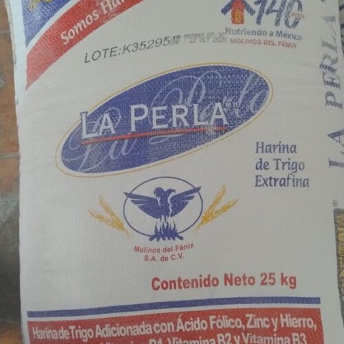 BULTO DE HARINA PERLA 25 KG