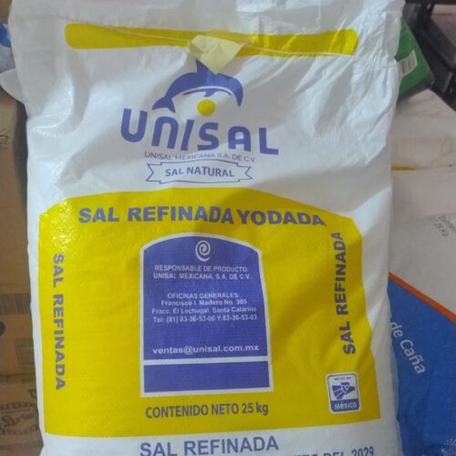 SAL REFINADA 25 KG